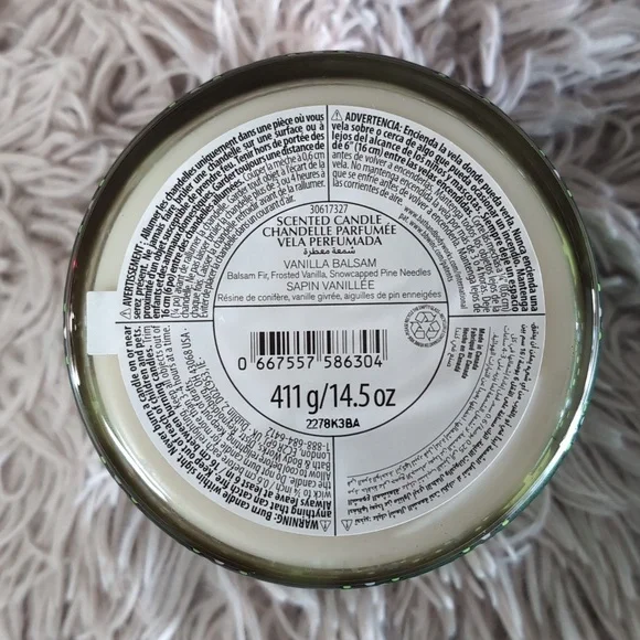 BBW 🌲 Vanilla Balsam 3 Wick Candle - Picture 4 of 4